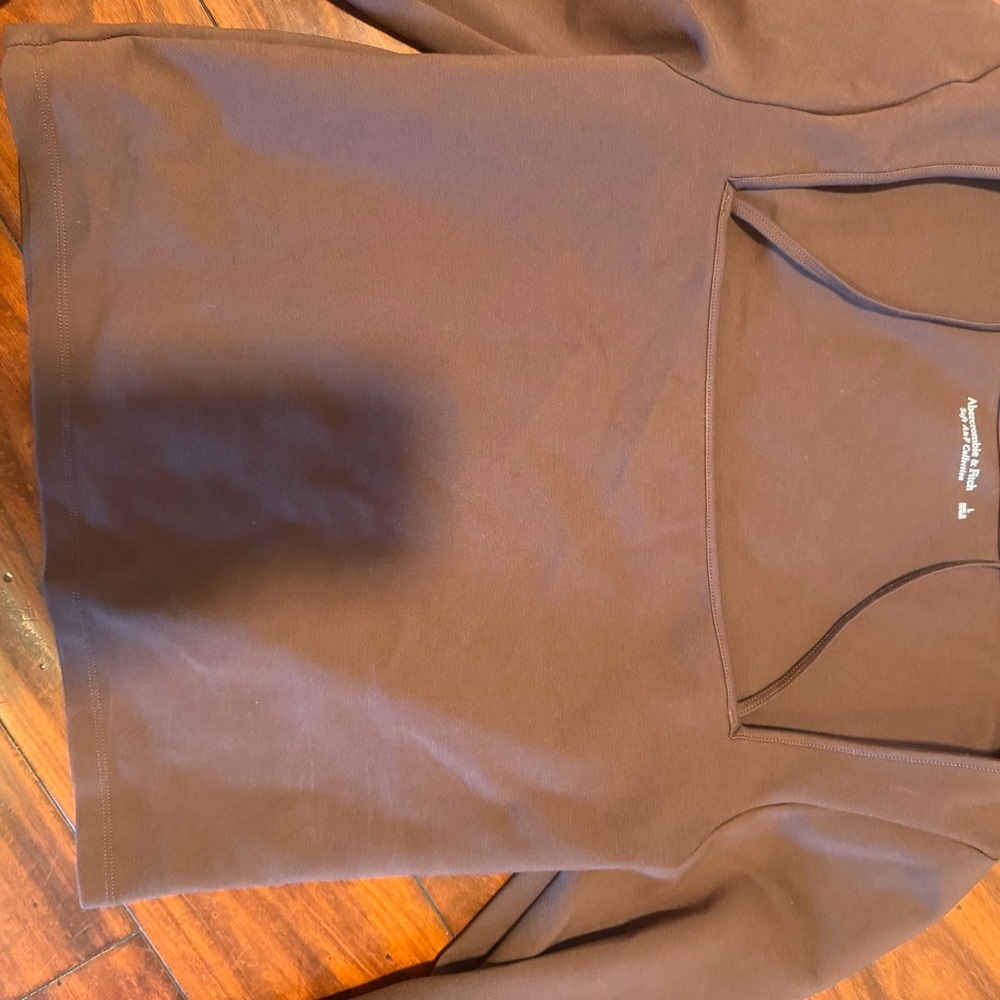 Abercrombie & Fitch bundle of Square Neck Long Sleeve Tops — Brown and Black - Picture 4 of 5